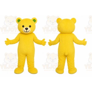 Yellow Bear Mascot Costume