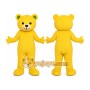 Yellow Bear Mascot Costume