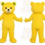 Yellow Bear Mascot Costume