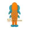 Orange Fish Mascot Costume Orange Fish Mascot Costume