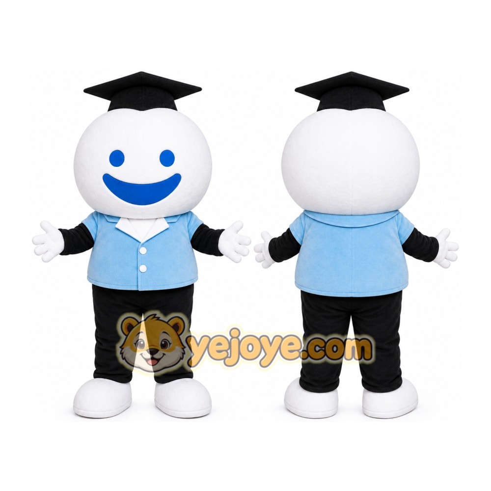 Graduate Character Mascot Costume Graduate Character Mascot Costume