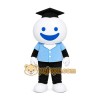 Graduate Character Mascot Costume Graduate Character Mascot Costume