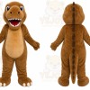 Brown Crocodile Mascot Costume
