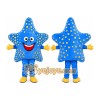 Blue Starfish Mascot Costume Blue Starfish Mascot Costume
