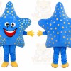 Blue Starfish Mascot Costume