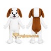 White Puppy Mascot Costume