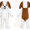 White Puppy Mascot Costume