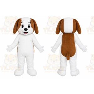 White Puppy Mascot Costume