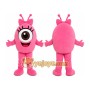 Pink Cyclops Mascot Costume