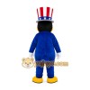 Blue Uncle Sam Bird Mascot Costume