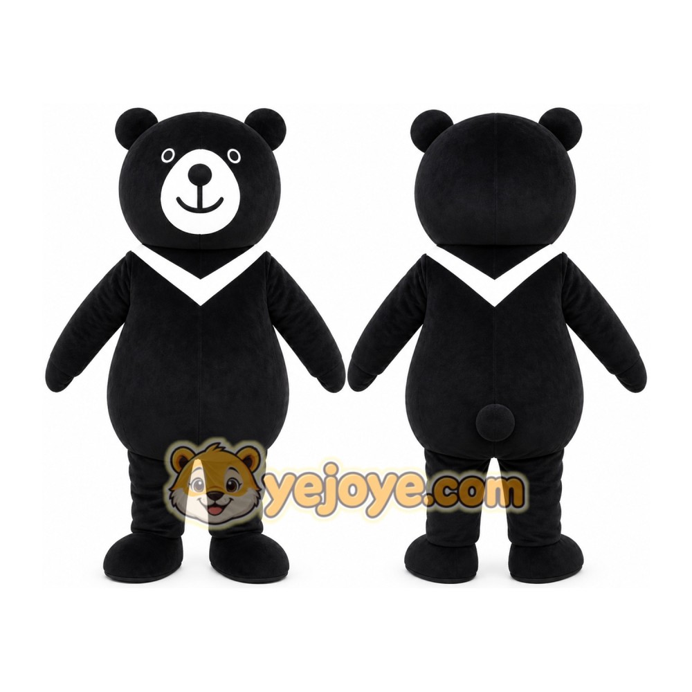 Black Bear Mascot Costume Black Bear Mascot Costume