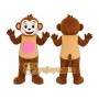 Brown Monkey Mascot Costume