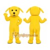 Yellow Puppy Mascot Costume