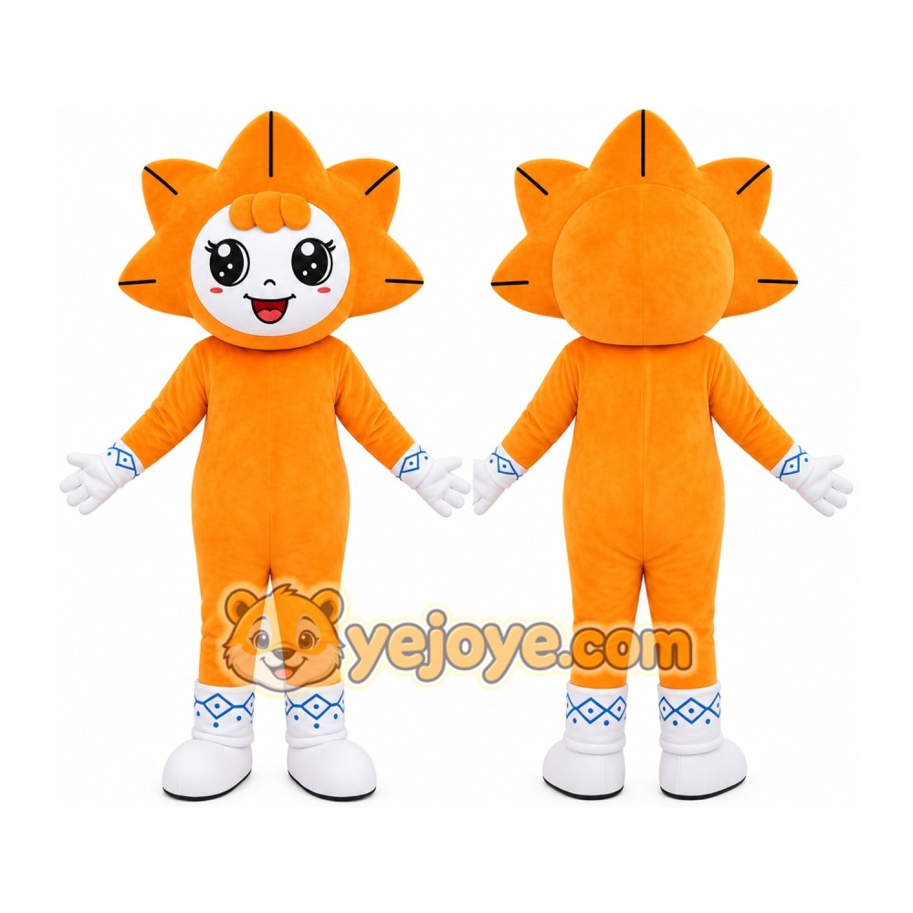 Orange Fox Mascot Costume Orange Fox Mascot Costume