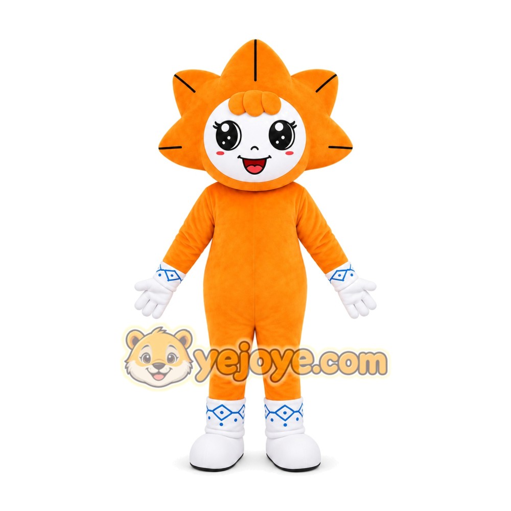 Orange Fox Mascot Costume Orange Fox Mascot Costume