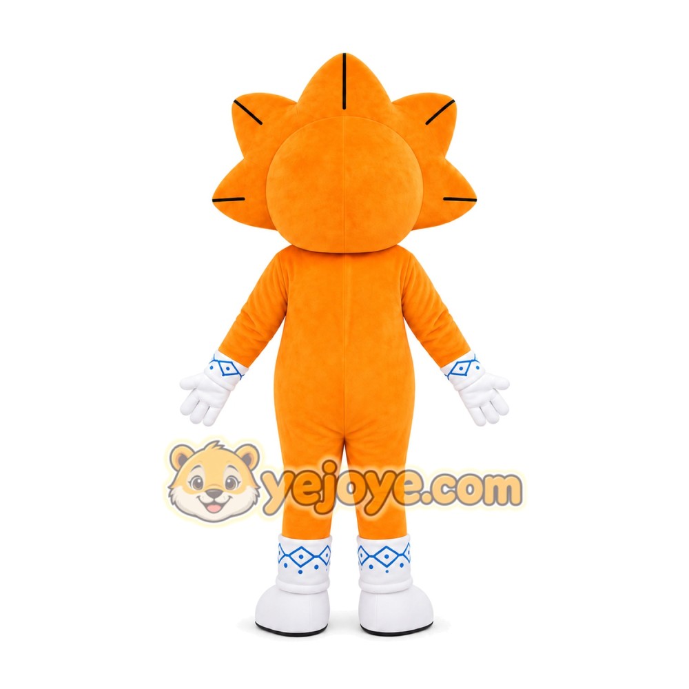 Orange Fox Mascot Costume Orange Fox Mascot Costume