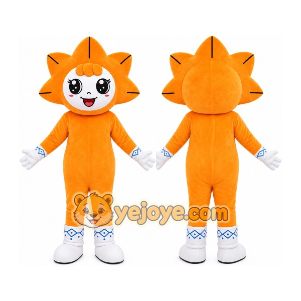 Orange Fox Mascot Costume
