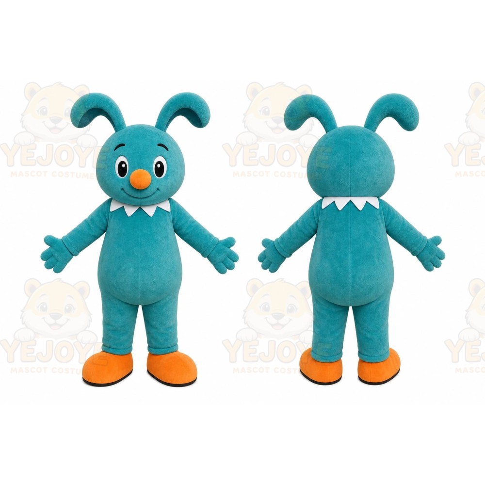 Blue Mouse Mascot Costume