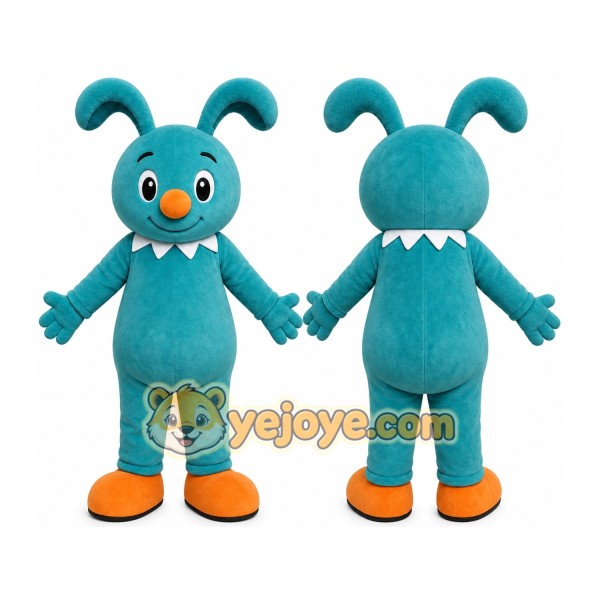 Blue Mouse Mascot Costume