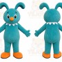 Blue Mouse Mascot Costume