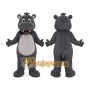 Gray Hippo Mascot Costume