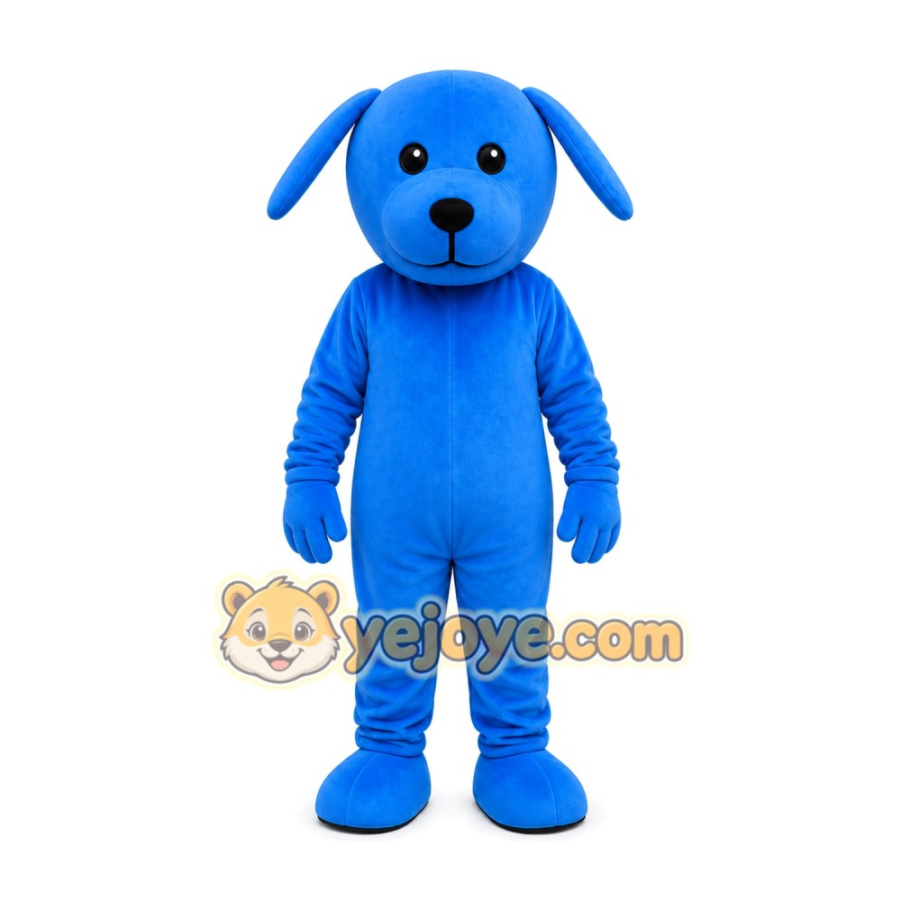Blue Puppy Mascot Costume