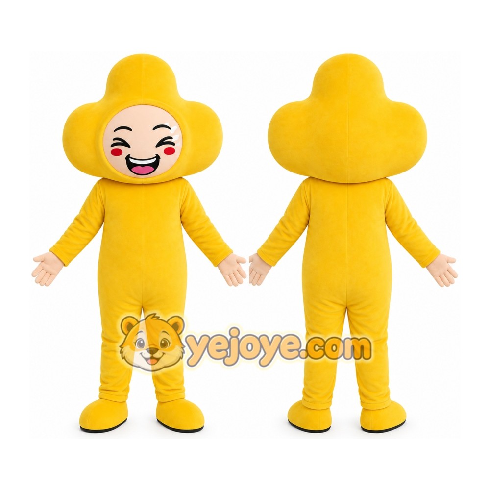 Yellow Bunny Mascot Costume Yellow Bunny Mascot Costume