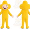 Yellow Bunny Mascot Costume