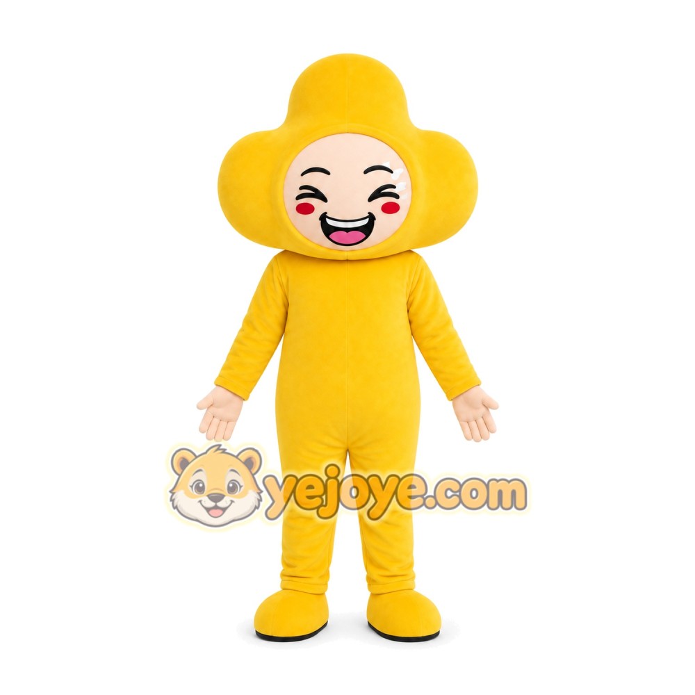 Yellow Bunny Mascot Costume Yellow Bunny Mascot Costume