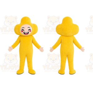 Yellow Bunny Mascot Costume