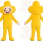 Yellow Bunny Mascot Costume