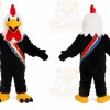 Black Rooster Mascot Costume