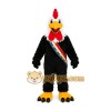 Black Rooster Mascot Costume Black Rooster Mascot Costume