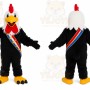 Black Rooster Mascot Costume