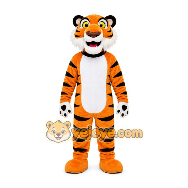 Orange Tiger Mascot Costume