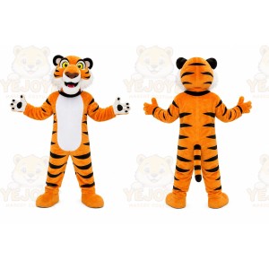 Orange Tiger Mascot Costume