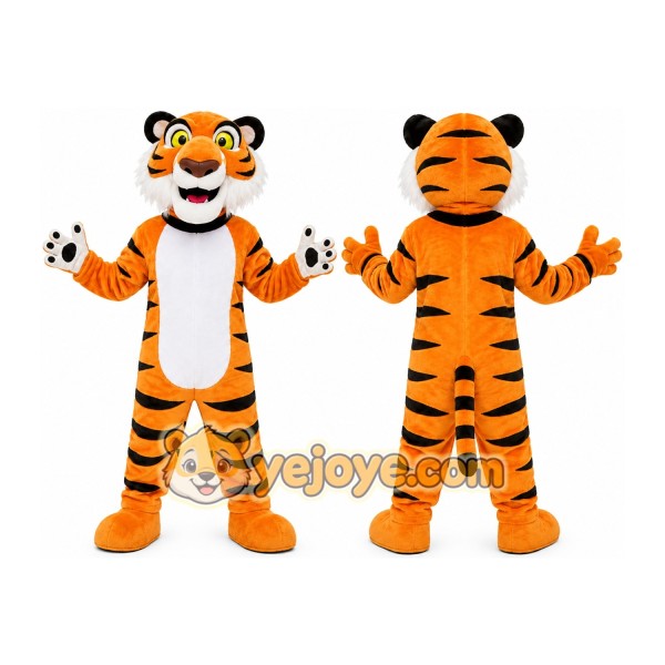 Orange Tiger Mascot Costume