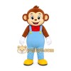 Monkey Overalls Mascot Costume Monkey Overalls Mascot Costume