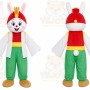 Rabbit Rainbow Outfit Mascot Costume