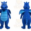 Blue Dragon Mascot Costume