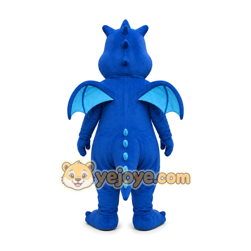 Blue Dragon Mascot Costume Blue Dragon Mascot Costume