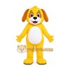 Yellow Puppy Mascot Costume Yellow Puppy Mascot Costume