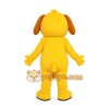 Yellow Puppy Mascot Costume Yellow Puppy Mascot Costume
