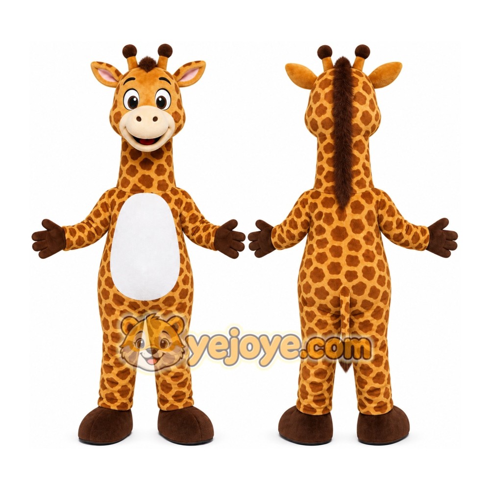 Giraffe Animal Mascot Costume Giraffe Animal Mascot Costume