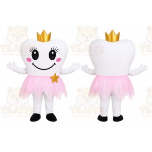 White Princess Mascot Costume