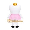 White Princess Mascot Costume White Princess Mascot Costume