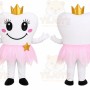 White Princess Mascot Costume