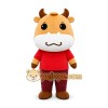 Brown Cow Mascot Costume Brown Cow Mascot Costume