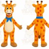Orange Giraffe Mascot Costume