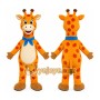 Orange Giraffe Mascot Costume